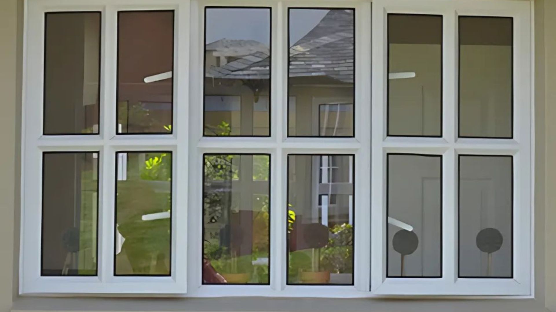 Durable aluminum windows on a suburban South African home