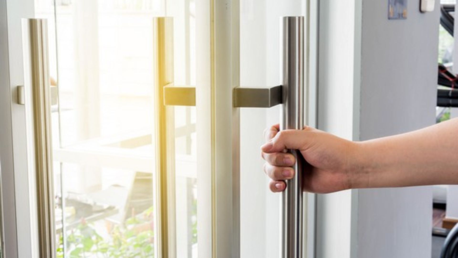 Installing aluminum door frame in a South African home