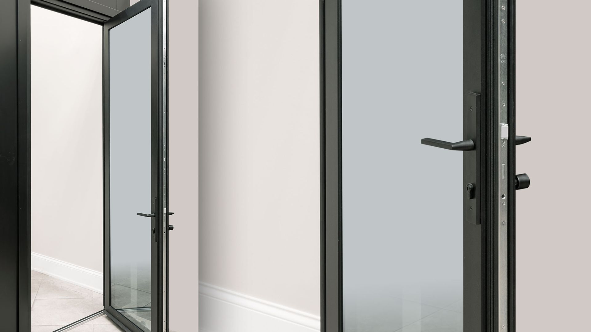 Smooth aluminum doors operation with the right hardware