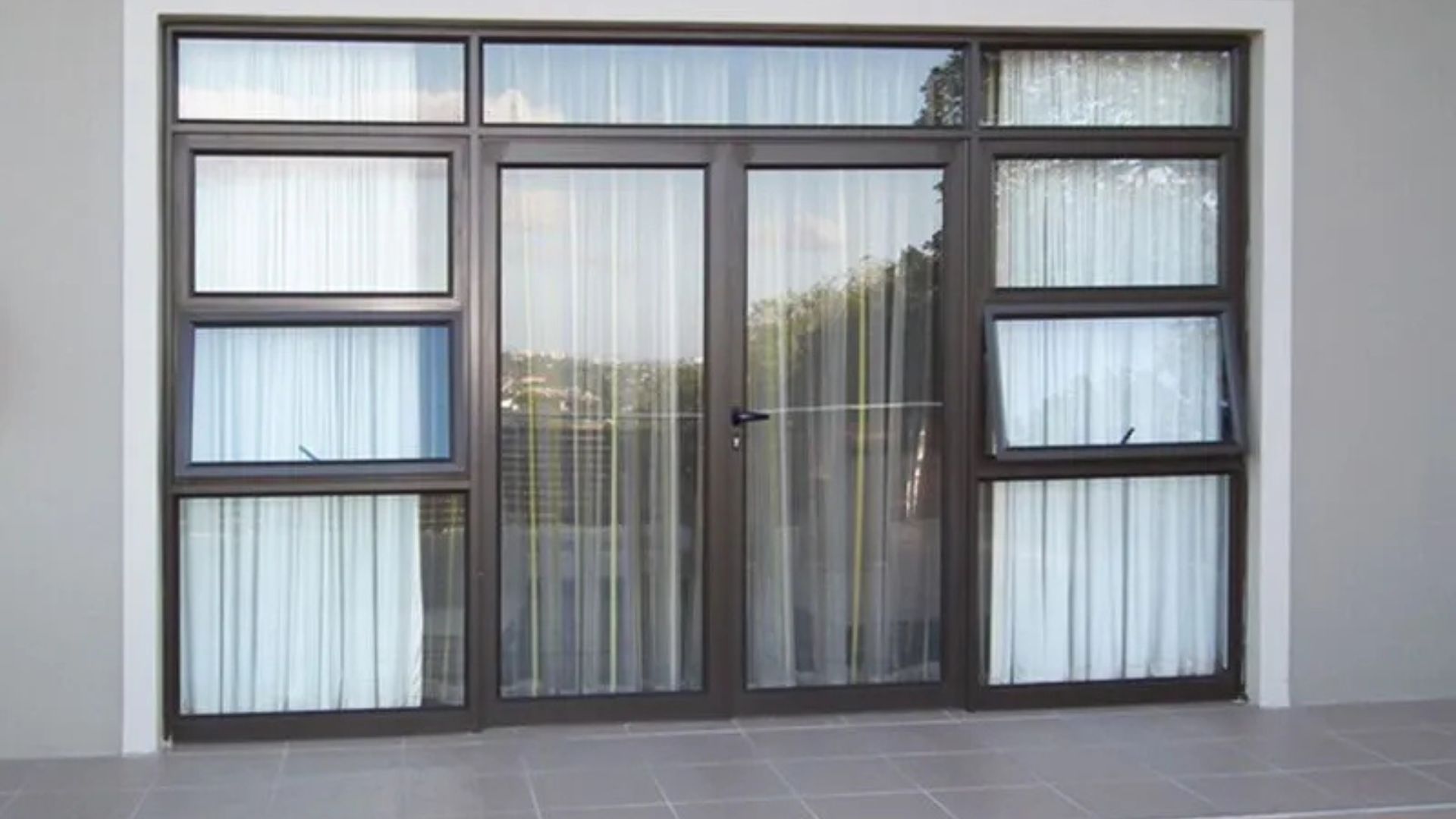 Stylish aluminum doors for every style